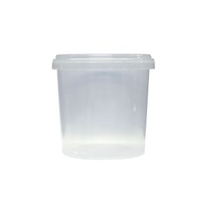 POTE PLASTICO TRANSPATENTE