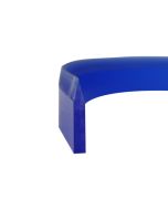 TIRA DE POLIURETANO AZUL CHANFRADO V 30X5MM 80SH