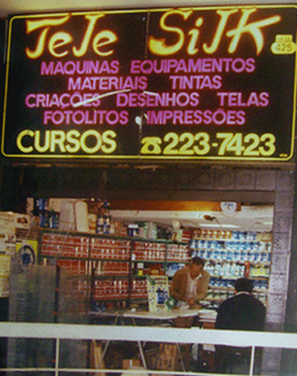 A Tele Silk em 1992 A Tele Silk em 1992